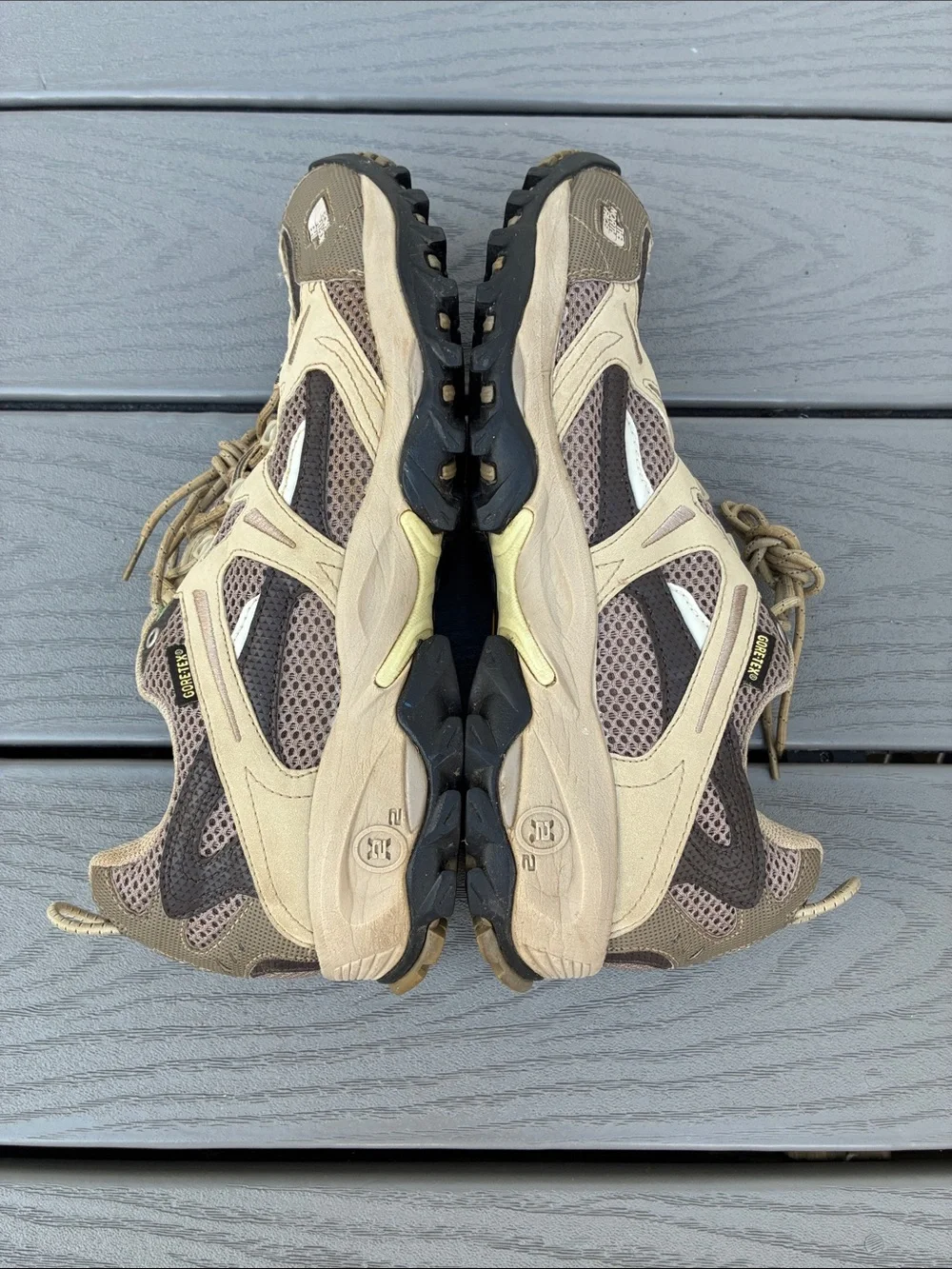 The North Face Women's Single Track II Hiking Shoes Beige/Tan Size 11